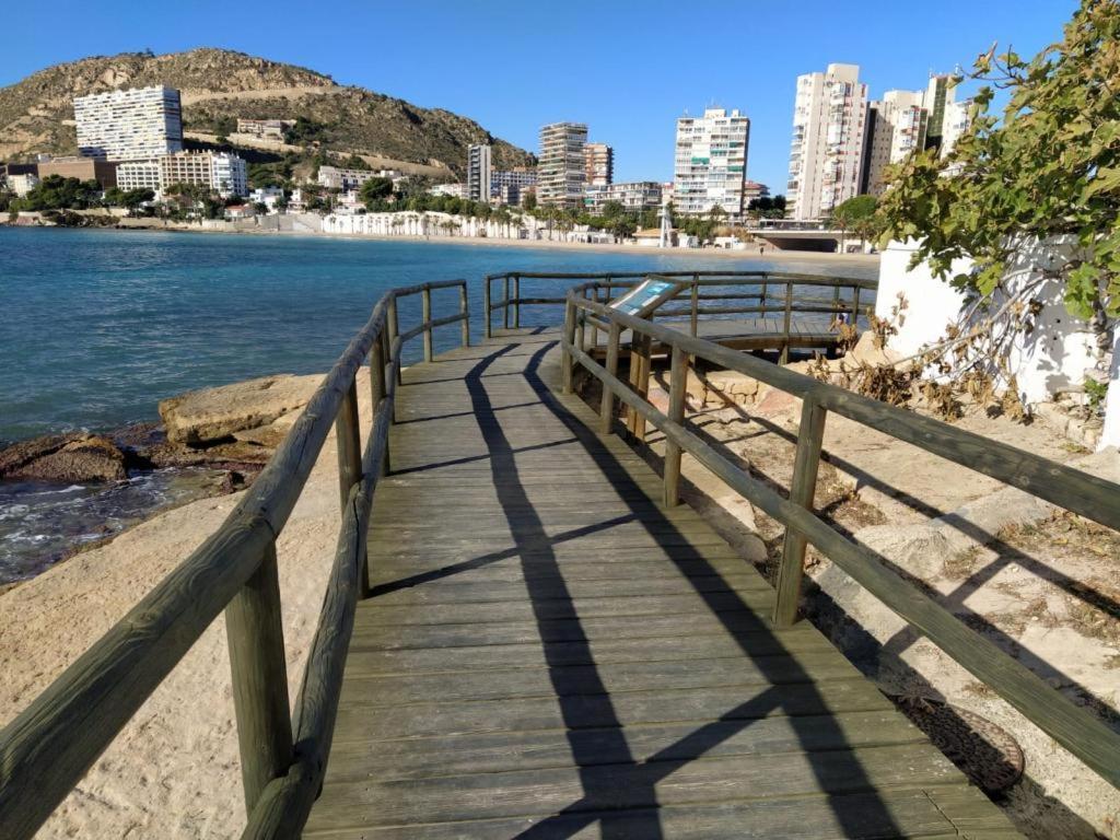 Very Lightful Apartment. Incredible Sea Views. Big Terrace, Swimming Pool. Ac. Very Close To Alicante City Center. Экстерьер фото